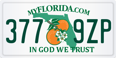 FL license plate 3779ZP