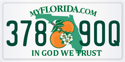 FL license plate 3789OQ