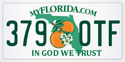 FL license plate 3790TF