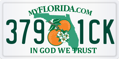 FL license plate 3791CK