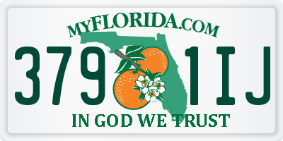 FL license plate 3791IJ