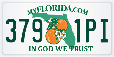 FL license plate 3791PI