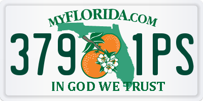 FL license plate 3791PS