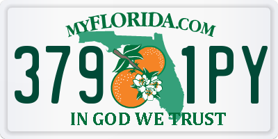 FL license plate 3791PY