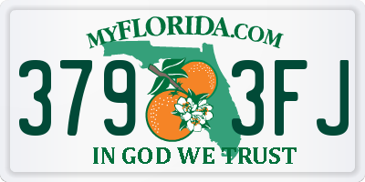 FL license plate 3793FJ