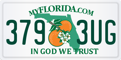 FL license plate 3793UG