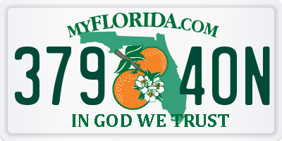 FL license plate 3794ON