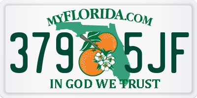 FL license plate 3795JF