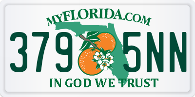 FL license plate 3795NN