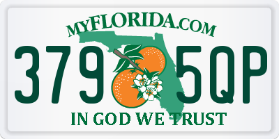 FL license plate 3795QP