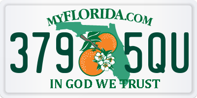 FL license plate 3795QU