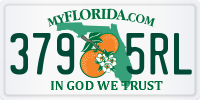 FL license plate 3795RL