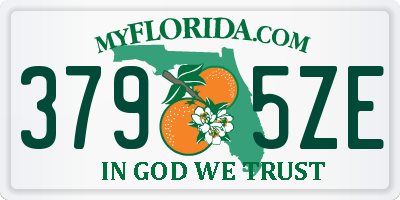 FL license plate 3795ZE