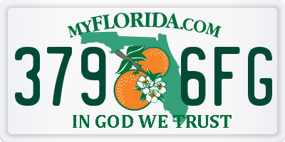 FL license plate 3796FG