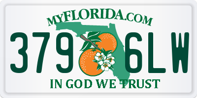 FL license plate 3796LW
