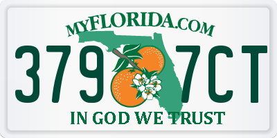 FL license plate 3797CT