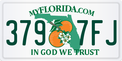 FL license plate 3797FJ