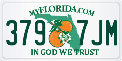 FL license plate 3797JM
