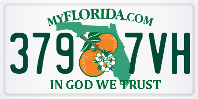 FL license plate 3797VH