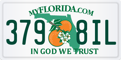 FL license plate 3798IL