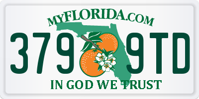 FL license plate 3799TD