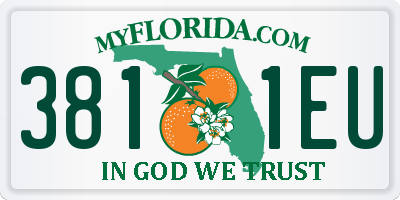 FL license plate 3811EU