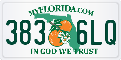 FL license plate 3836LQ