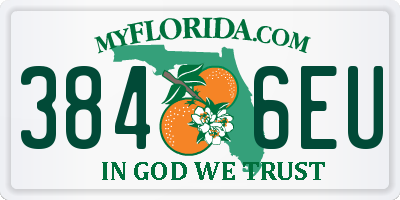FL license plate 3846EU