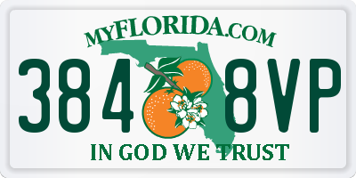 FL license plate 3848VP