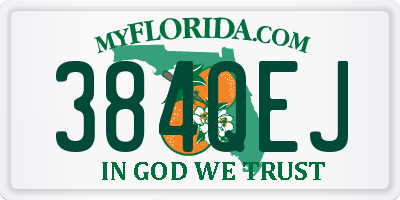 FL license plate 384QEJ