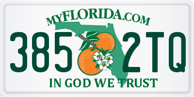 FL license plate 3852TQ