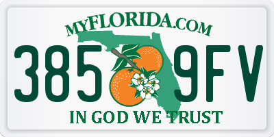 FL license plate 3859FV
