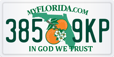 FL license plate 3859KP