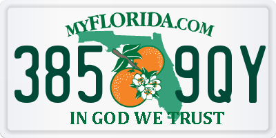 FL license plate 3859QY