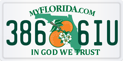 FL license plate 3866IU