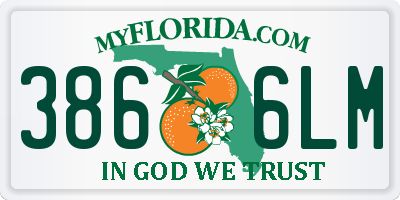 FL license plate 3866LM
