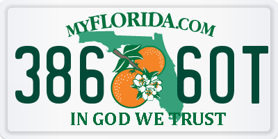 FL license plate 3866OT