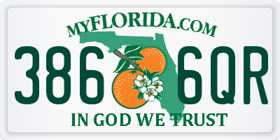 FL license plate 3866QR
