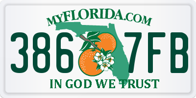 FL license plate 3867FB