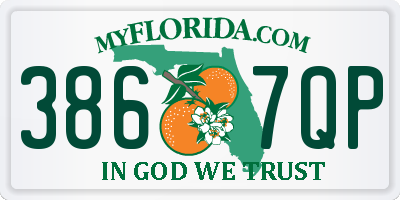FL license plate 3867QP