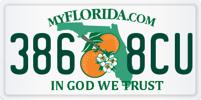 FL license plate 3868CU