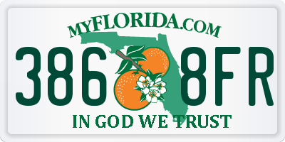 FL license plate 3868FR