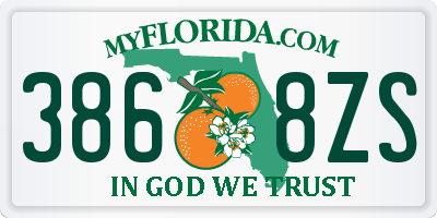 FL license plate 3868ZS