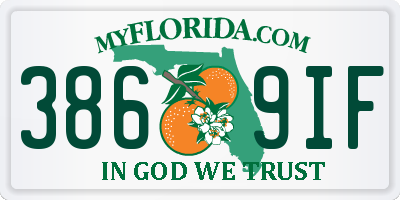 FL license plate 3869IF
