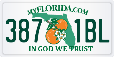 FL license plate 3871BL