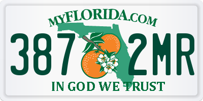 FL license plate 3872MR