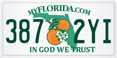 FL license plate 3872YI