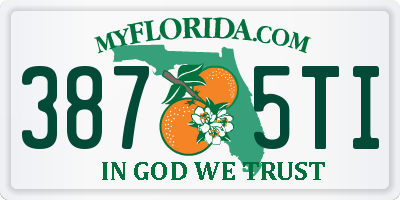 FL license plate 3875TI