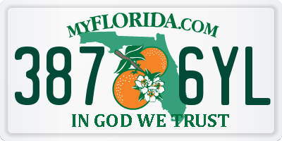 FL license plate 3876YL