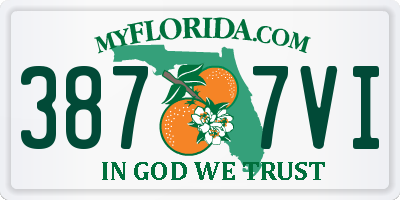 FL license plate 3877VI